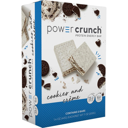 POWER CRUNCH BAR,CRUNCH,COOKIES&CREAM