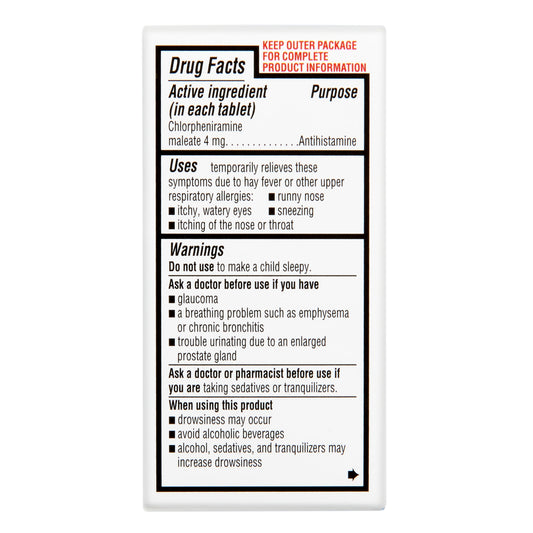 ALLERGY RELIEF TB 4MG 1000 4H