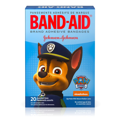 BAND AID PAW PATROL ASST 20CT