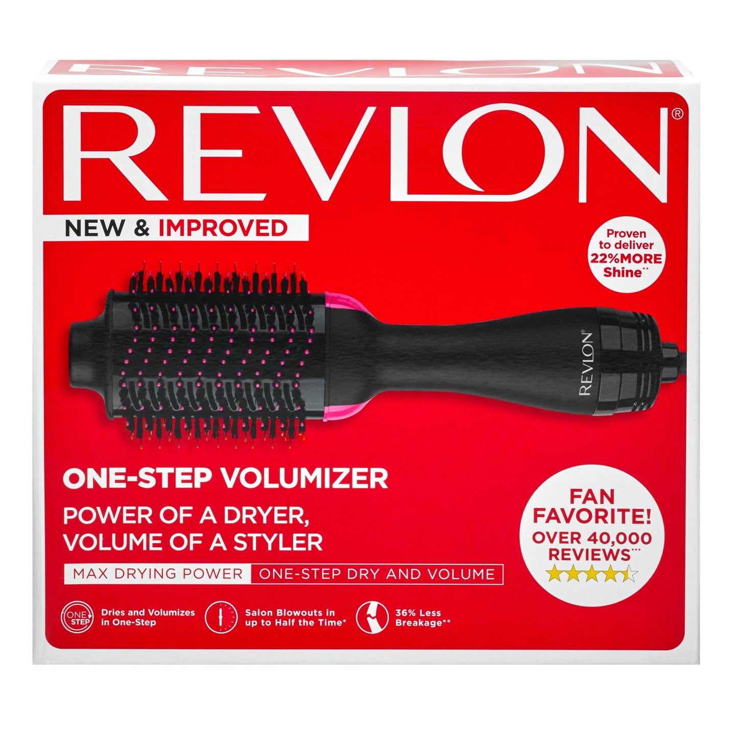 REVLON One-Step Volumizer Hair Dryer and Hot Air Brush