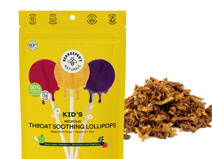 BEEKEEPER'S NATURALS LOLIPOP THROAT SOOTHING