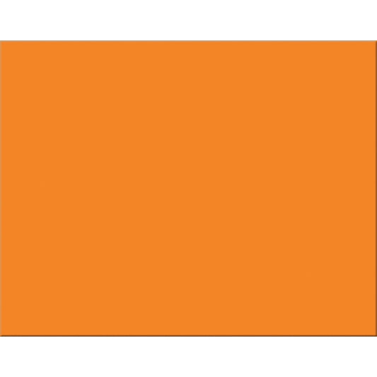Pacon Railroad Poster Board, 1 count - Orange, 28" x 22"