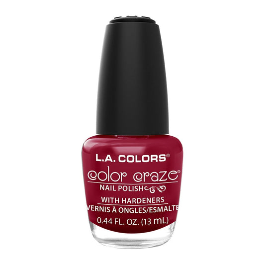 L.A. Colors Color Craze Nail Polish - Hot Blooded, 0.44 fl oz