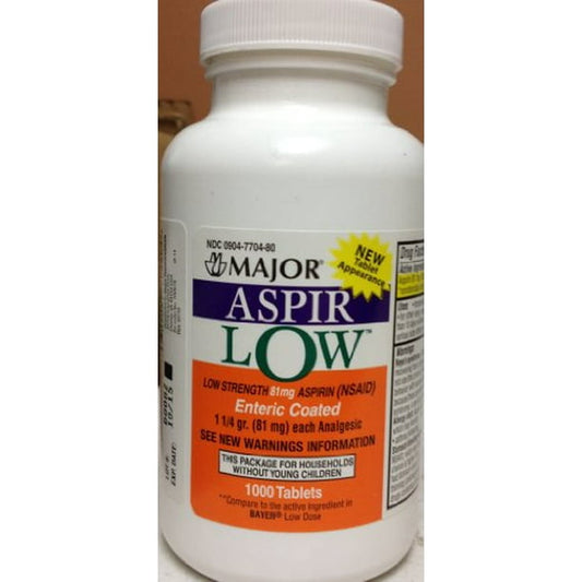 GNP ASPIRIN 81 MG EC TAB 180CT