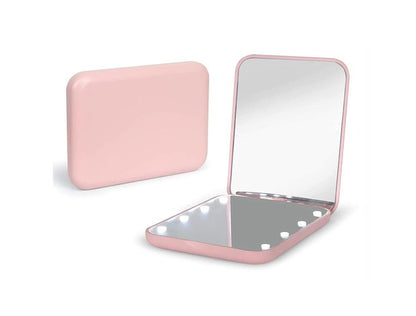 Kiss Red Mirror 2 Way Handheld 5.5In X 5.5In
