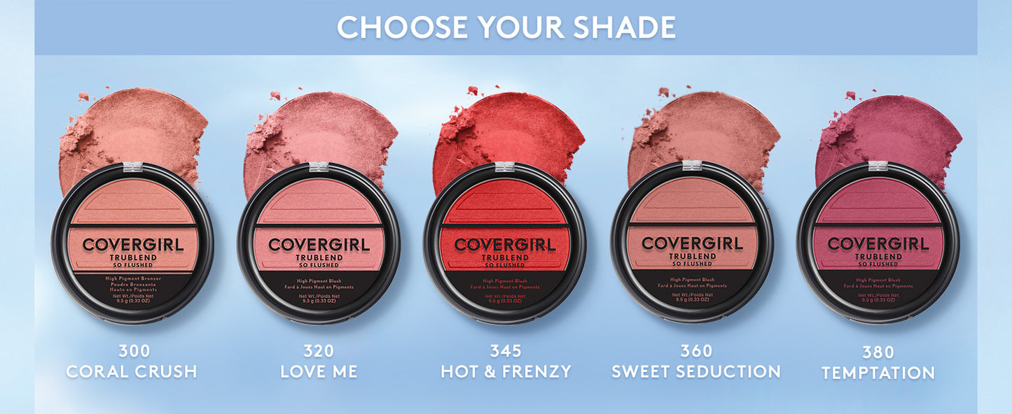 COVERGIRL TruBlend So Flushed High Pigment Blush & Bronzer - 320 Love Me