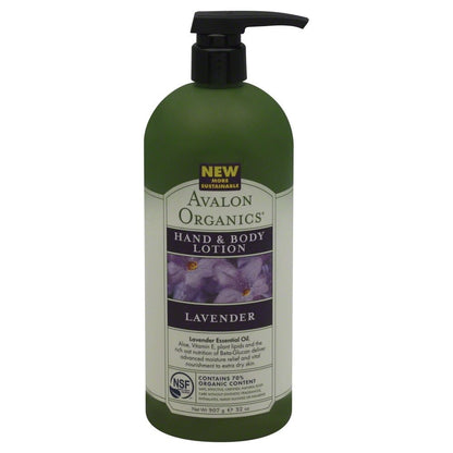 AVALON ORGANICS LOTION,HAND & BODY,LVNDR