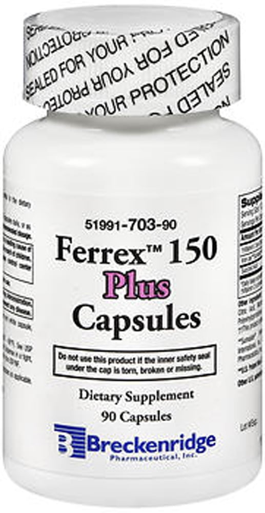 FERREX 150MG PLUS CAPSULE 90CT BRE
