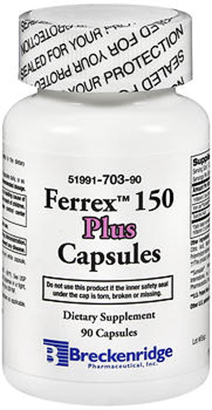 FERREX 150MG PLUS CAPSULE 90CT BRE