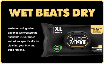 DUDE WIPES WPS,SHEA BTR,CNUT,ALM,3PK