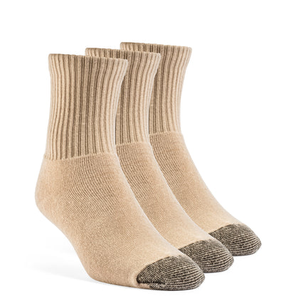 Forsythia Ridge Women's Full Cushion Quarter Socks, 3 pack