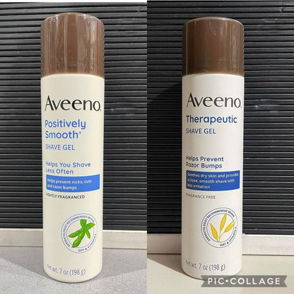 Aveeno Shave Gel Positively Smooth Lightly Fragranced 7oz