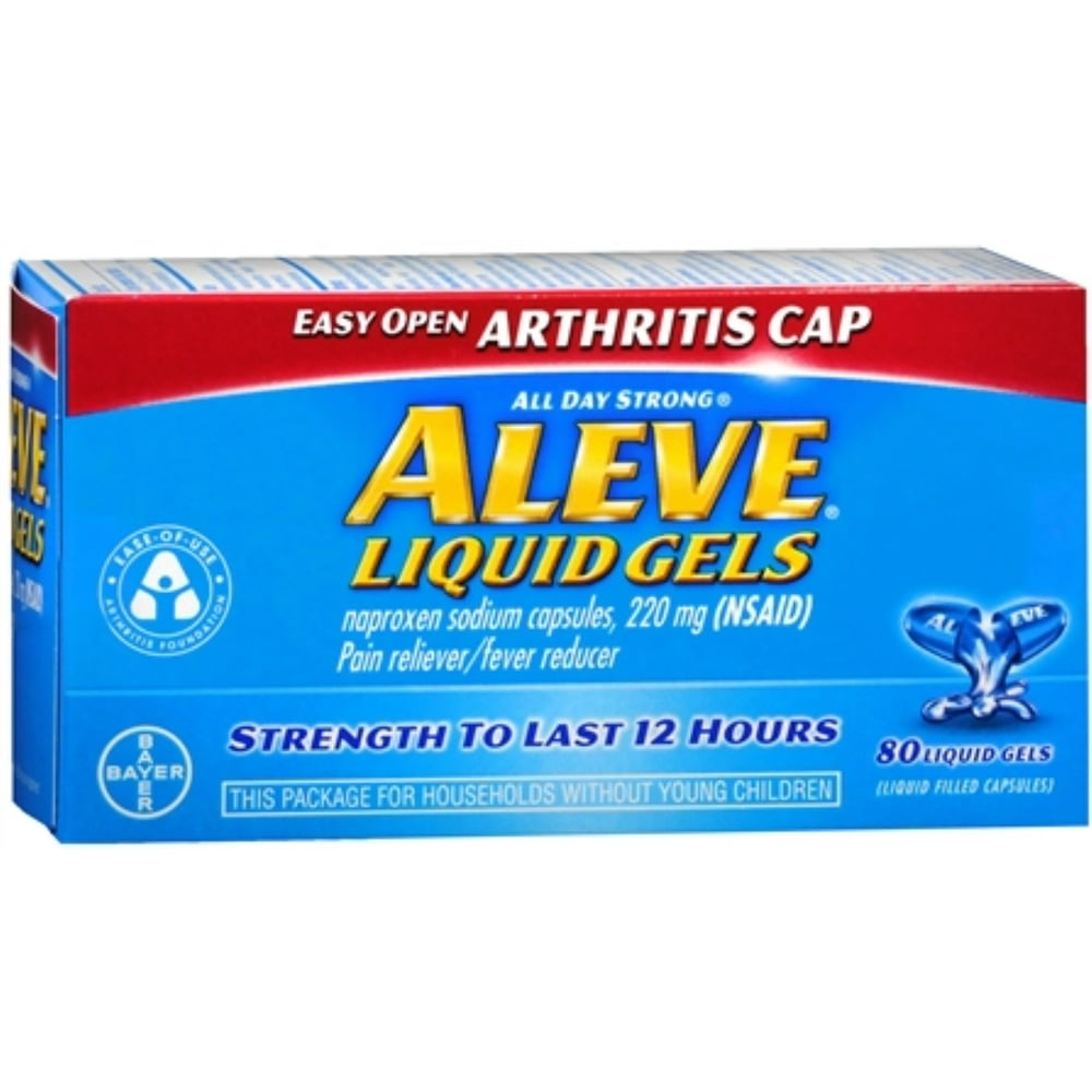 ALEVE ARTHRITIS 220MG LQD GEL CAP 80CT