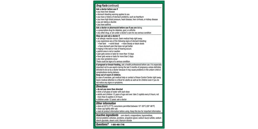 EXCEDRIN MGR TB 250-250-65MG 200