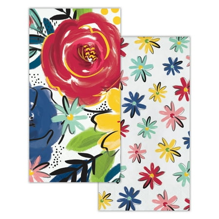 SENSATIONS Dinner Napkin - Bountiful Blooms, 24 count