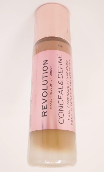 REVOLUTION Conceal and Define Full Coverage Tube Foundation - F6.5N, 0.77 oz