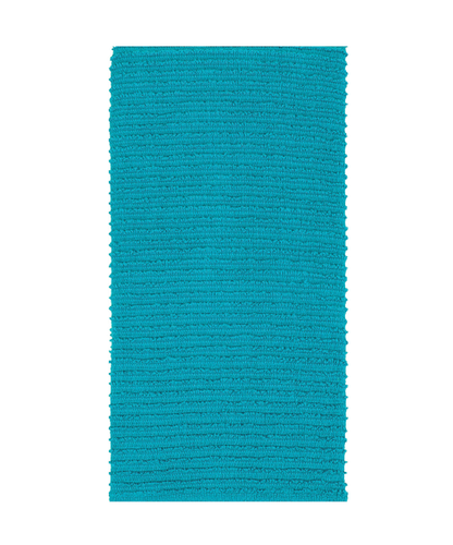 MUkitchen 100% Cotton Ridged Solid Towel - Aquamarine, 18"x28"