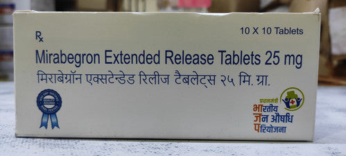 MIRABEGRON ER TB 25MG 90 1/D