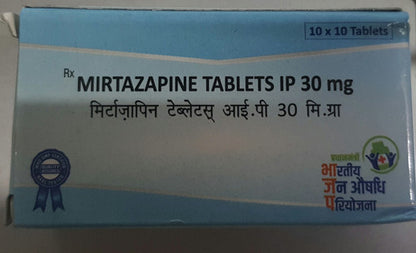 MIRTAZAPINE TB 30MG 30
