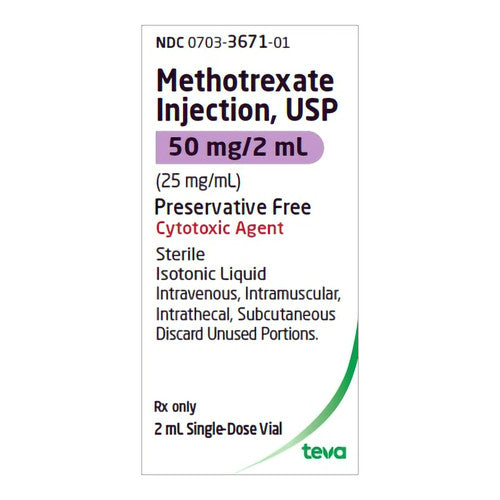 METHOTREXATE MD 25MG/ML 5X2ML