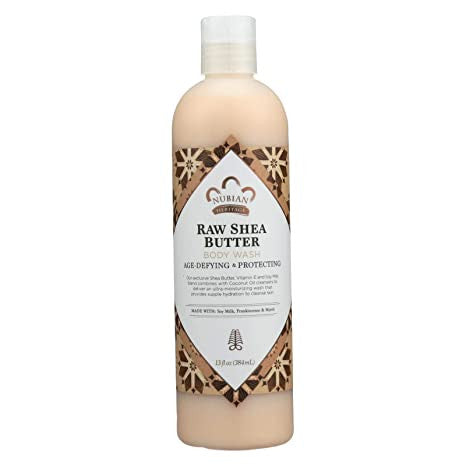 Nubian Heritage Body Wash Raw Shea Butter 13oz