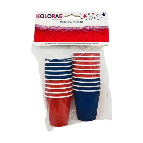 KOLORAE AMERICANA MINI CUPS - 20 COUNT