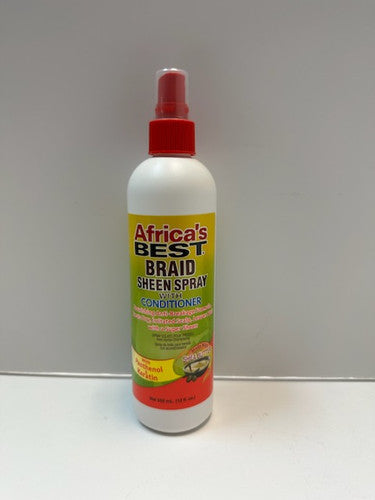 Africas Best Braid Sheen Spray With Conditioner 12oz