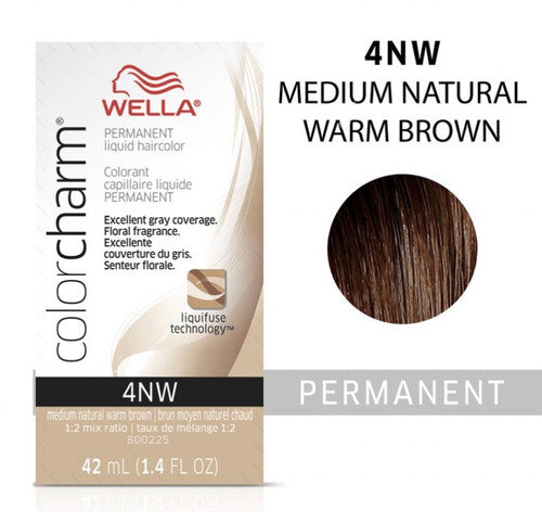 Wella Color Charm Liquid 4Nw Medium Natural Warm Brown