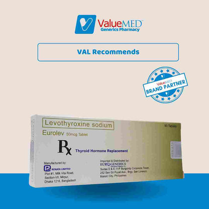 LEVOTHYROXINE TB 50MCG 90 CPLT
