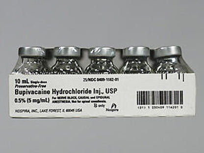 BUPIVACAINE MD 0.5% 25X50ML