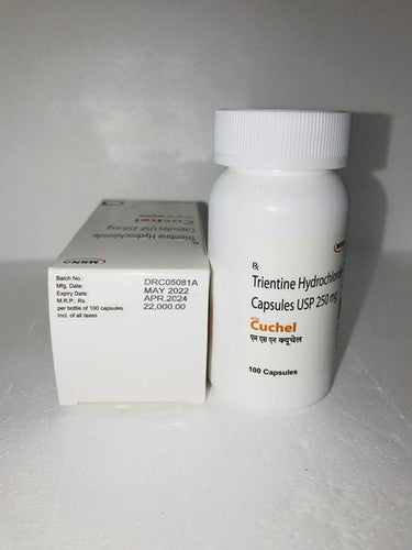 TRIENTINE CP 250MG 100