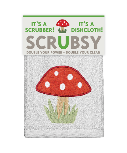 MUkitchen Scrubsy 12"x12" 100% Cotton Dishcloth & Scrubber - Tomato