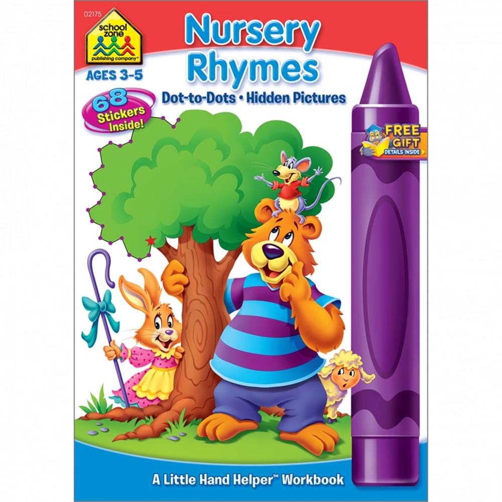 School Zone Picture Puzzles Preschool Workbook