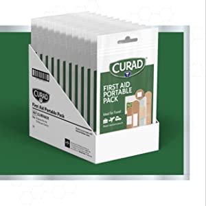 CURAD FIRST AID PORTABLE PACK AP 15