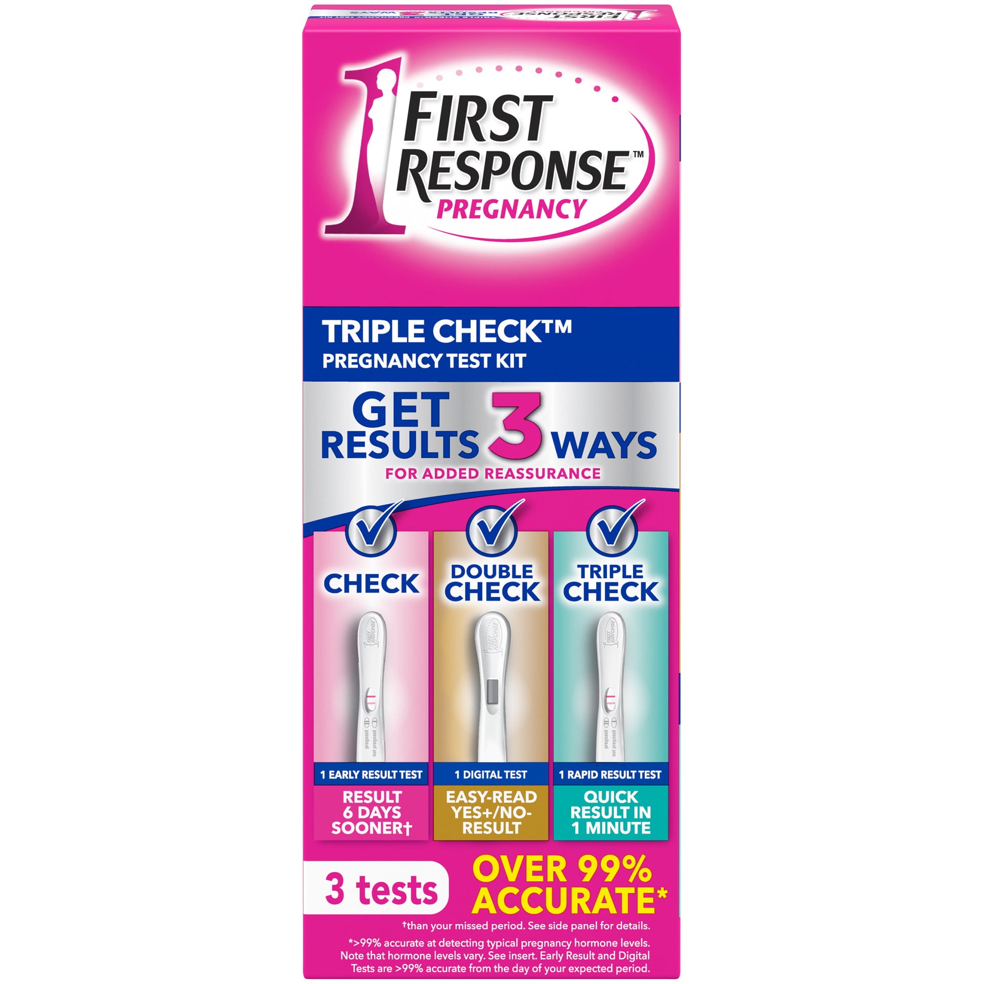 FIRST RESPONSE PREGNANCY TS 3