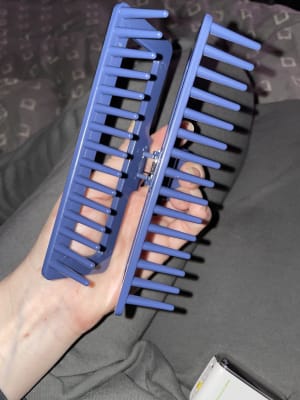 scünci Prep 2-in-1 Claw Clip Comb
