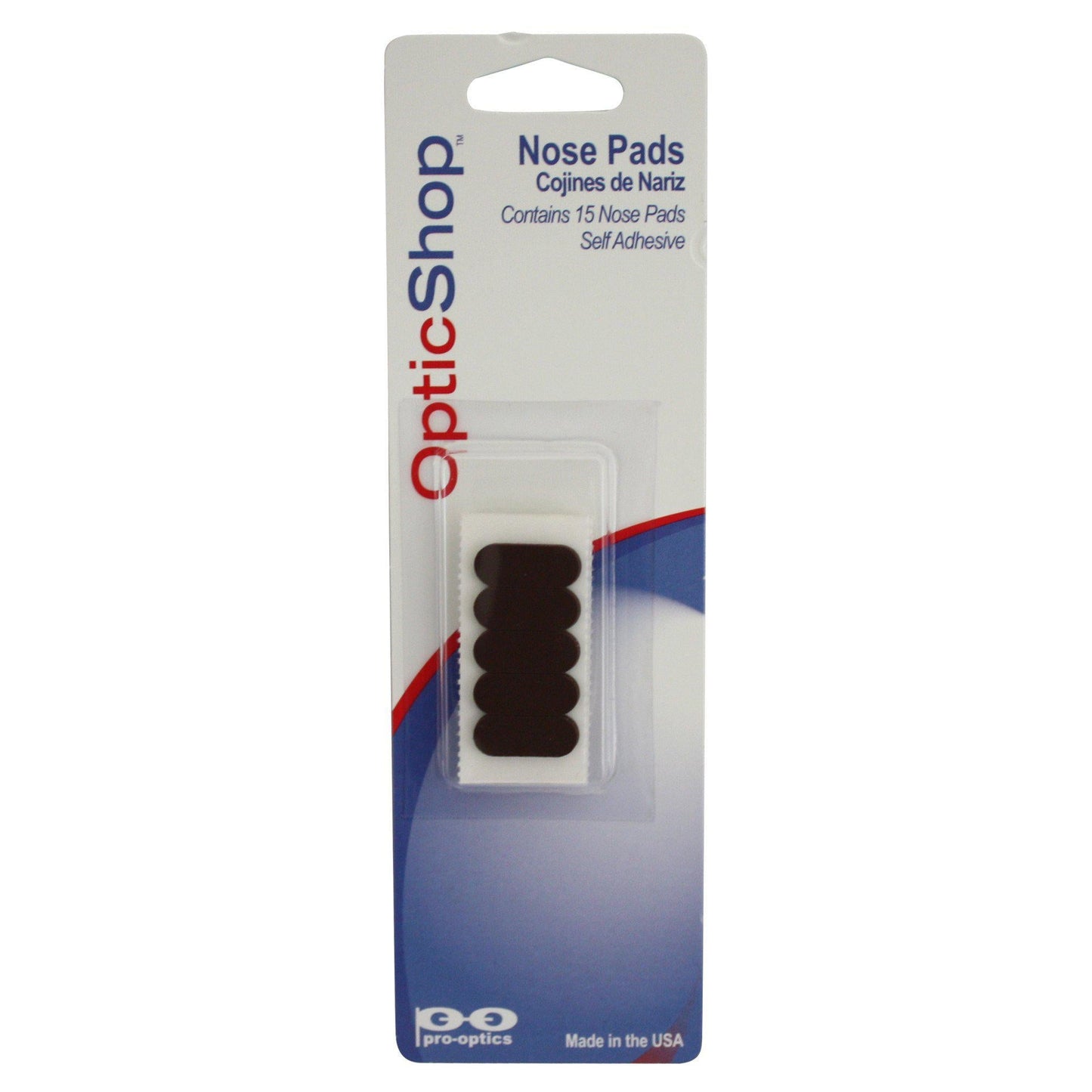 OPTICO NOSE PAD PEACH 10CT