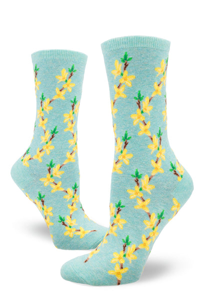Forsythia Ridge  4Pk Cushion Crew Socks