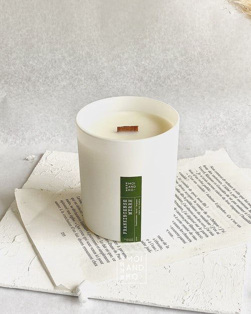 ZUM CANDLE,SOY,FRNKSNS,MYRRH