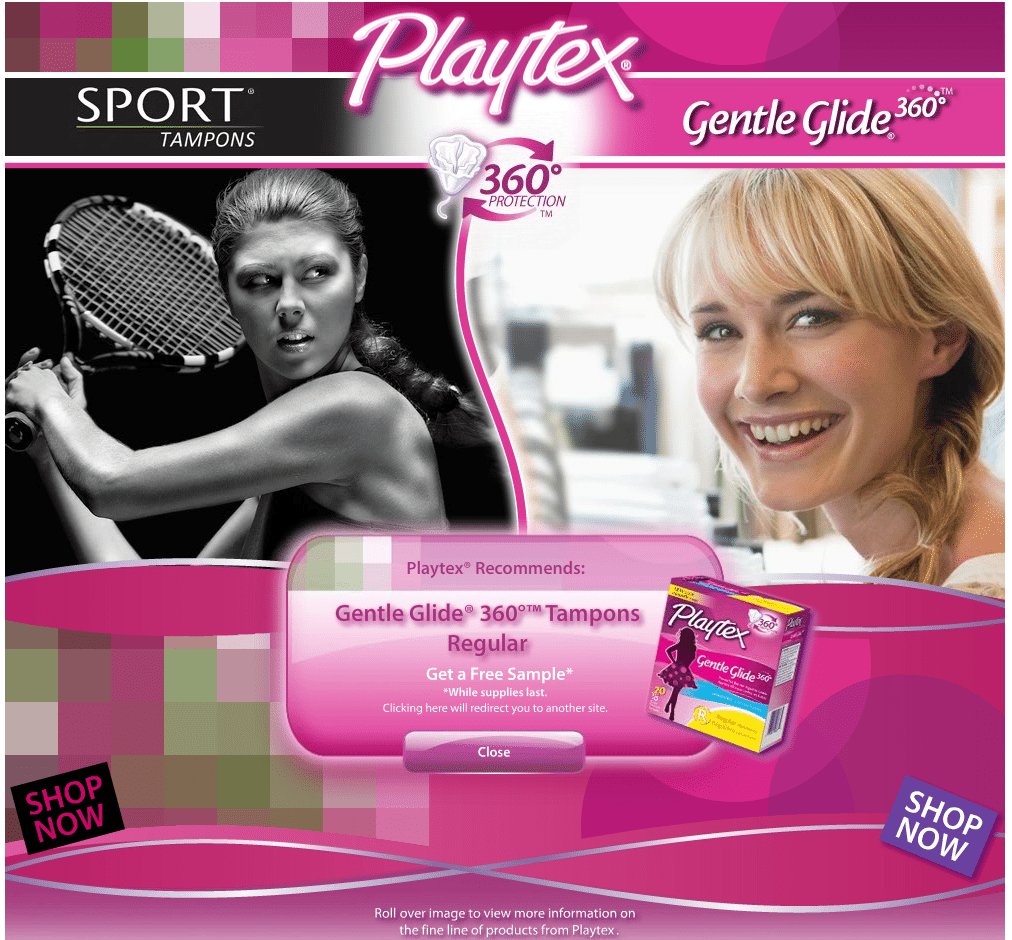 PLAYTEX TAMPON GENTL GLIDE REG UNS 20CT