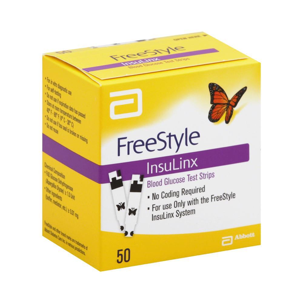 FREESTYLE INSULINX TEST STRIP 50CT