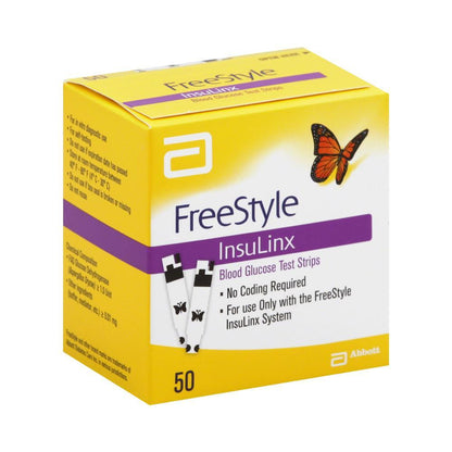 FREESTYLE INSULINX TEST STRIP 50CT