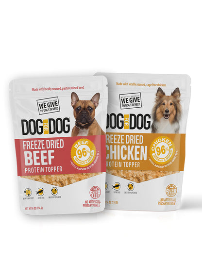 DOG TOPPER BEEF CHICKEN
