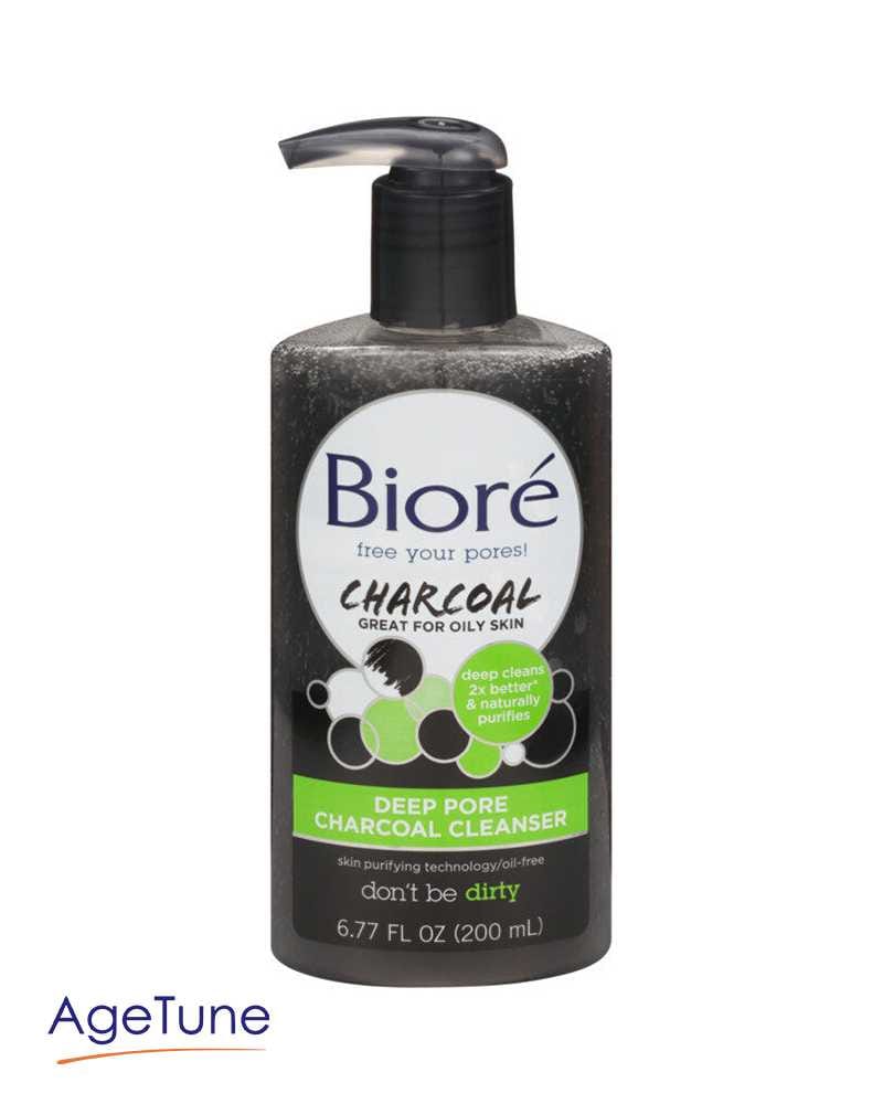 Biore Charcoal Cleanser Deep Pore 6.77oz Pump