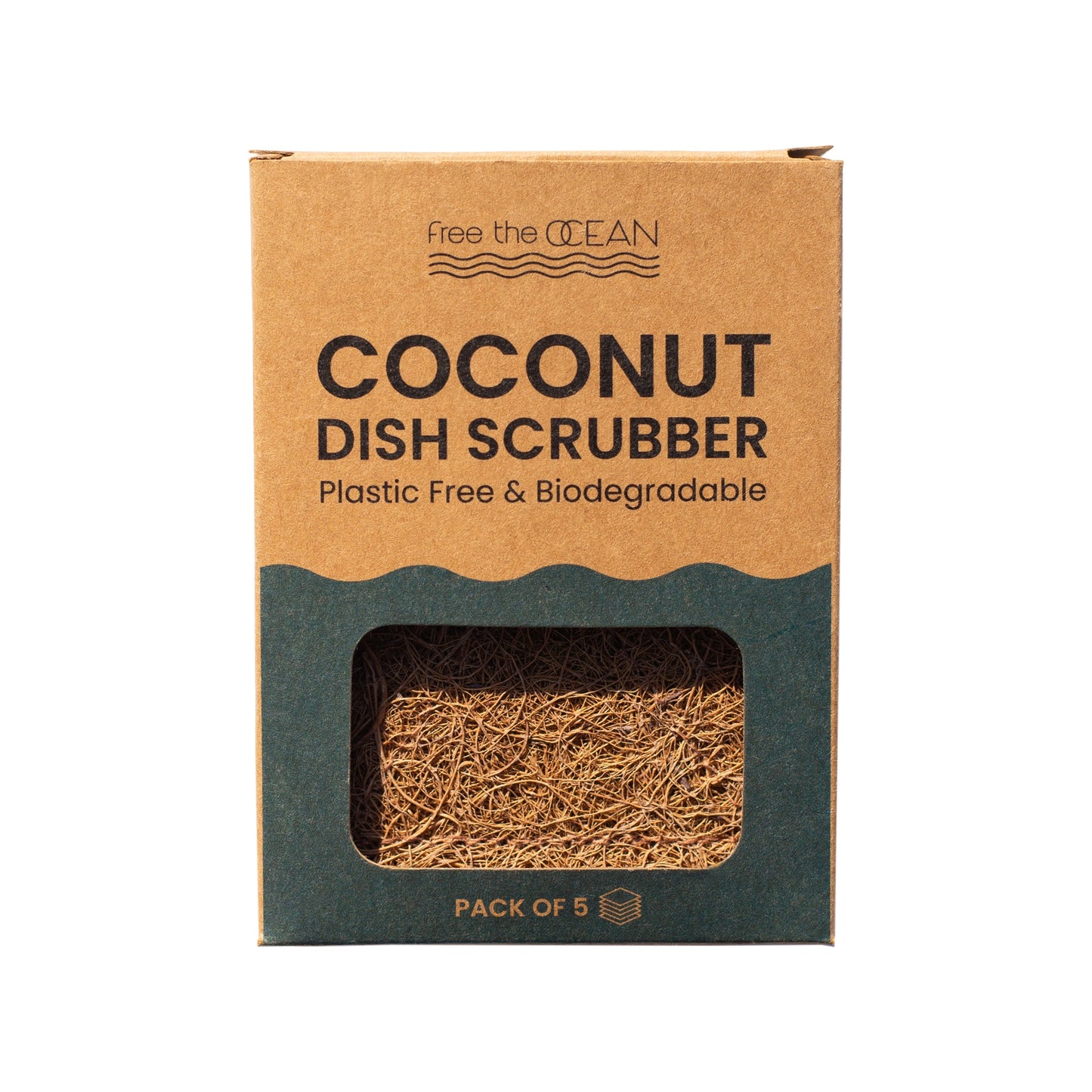 FULL CIRCLE COCONUT SCOUR PADS,3 PACK