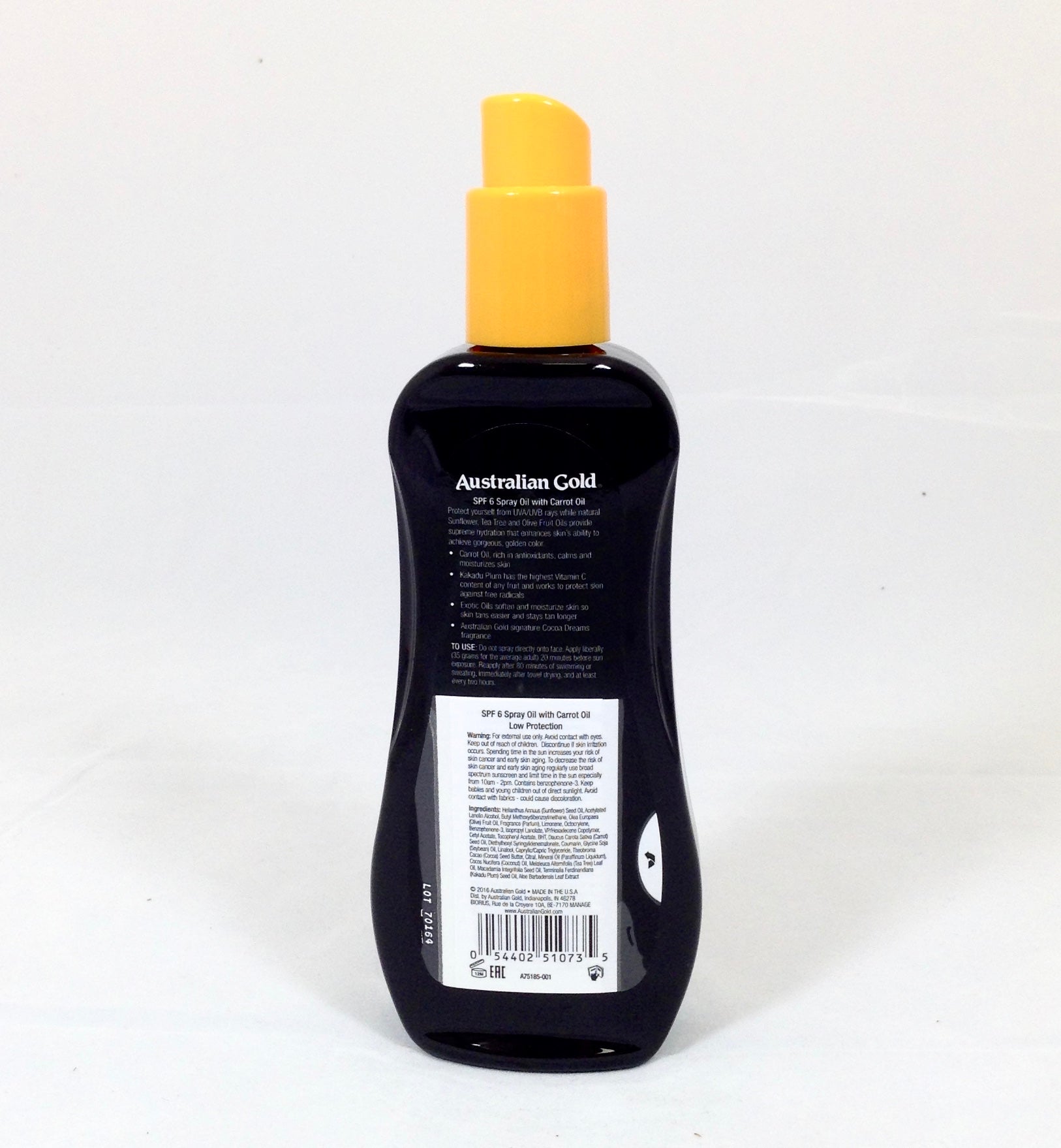 Australian Gold Spf#04 Spray Oil 8oz (Carrot Oil Formula)