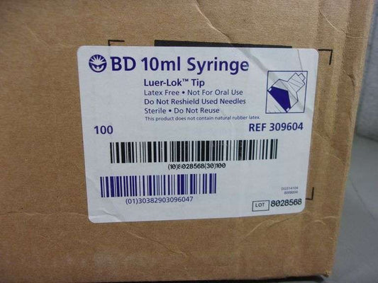 BD SYRINGE SY 10ML SLIPTIP 2X200