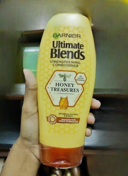 Garnier Whole Blends Honey Treasures Repairing Shampoo, 12.5 oz