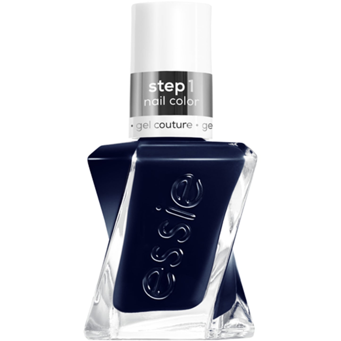 essie gel couture gel-like nail polish, vegan, blue, behind the glass, 0.46 fl oz