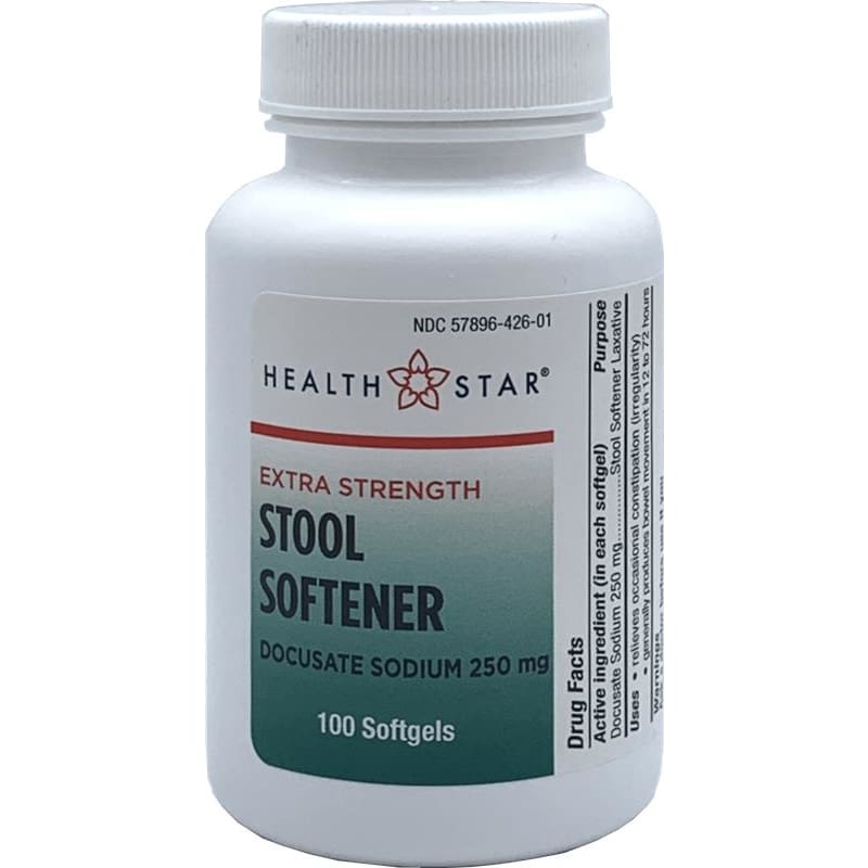 DOCUSATE SODIUM 250 MG SGC 1000